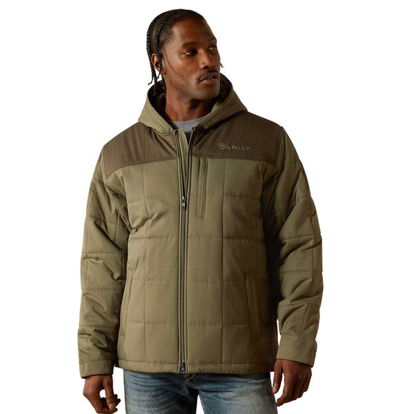 Ariat Crius Hooded Insulated Mens Jacket - Green